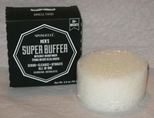 Spongelle Men's VERBENA ABSOLUTE Super Buffer Bath Wash Sponge 20 Uses 3.5 oz