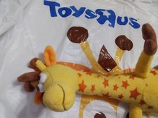 Toys R Us Geoffrey the Giraffe 17" Plush Stuffed Animal Toy 2015 and Plastic Bag