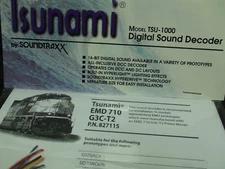 TSUNAMI SOUNDTRAXX P.N 827115 DECODER EMD 710 TSU-1000 