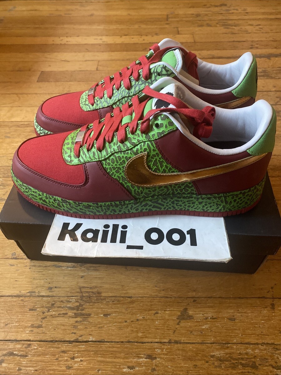 Nike Air Force 1 Low Supreme I/O Size 12 Questlove 318931-671 One Love BC | eBay