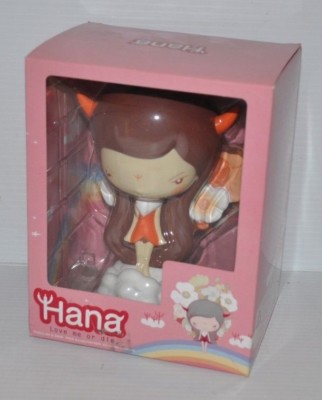 HANA love ME OR DIE 5.5 inch Vinyl Figure Orange Love Figure 2006 Viva  art toy