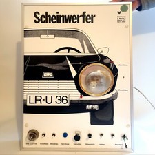 Scheinwerfer Fahrschul-Schautafel Fahrschulmodell / Lehrmodell für Fahrschule