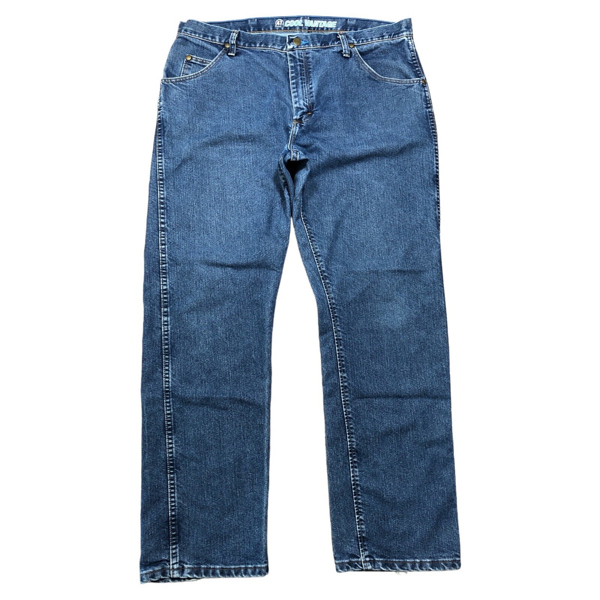 Wrangler 47 Regular Cowboy Cut Denim Western Jeans Mens Tag 38x32