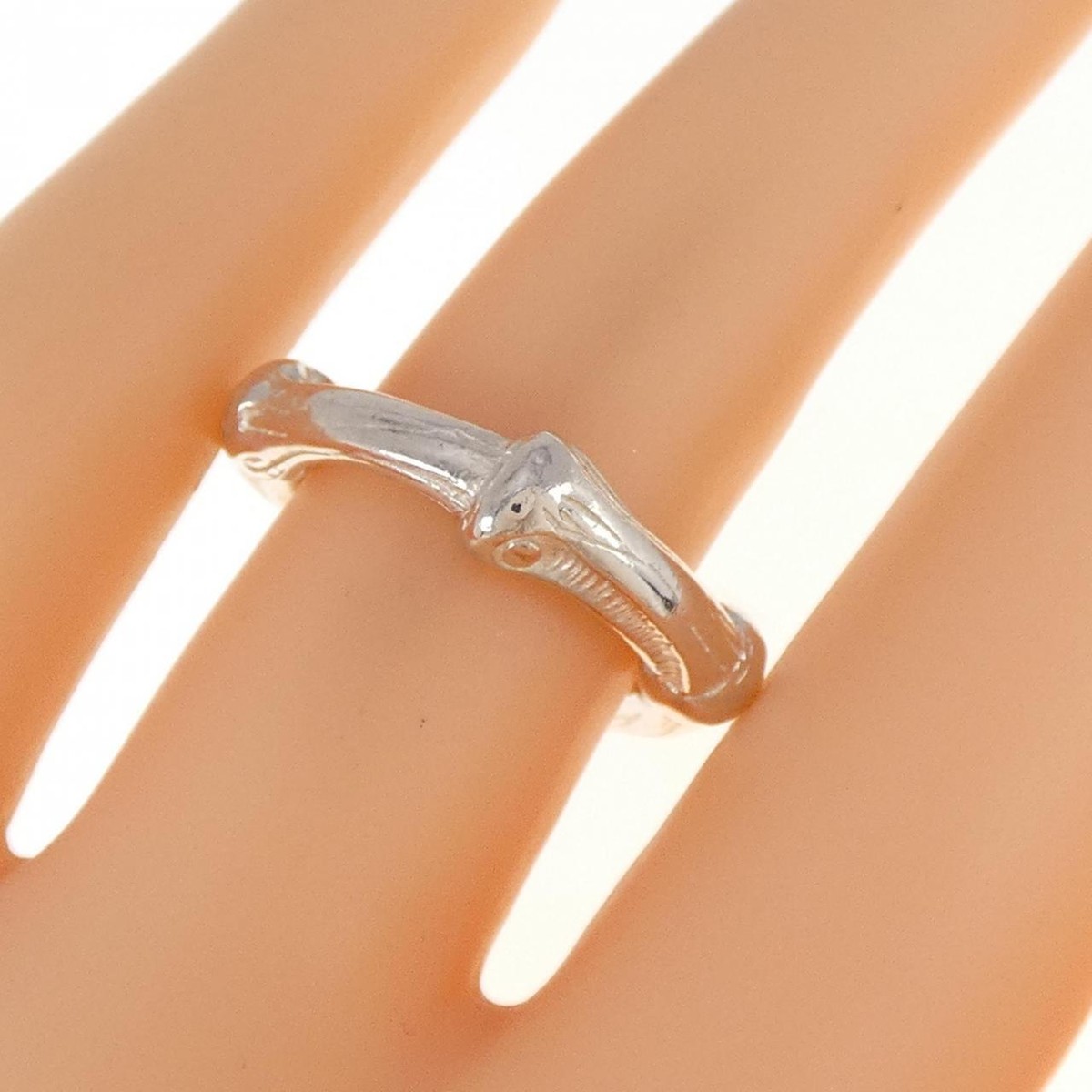 tiffany bamboo ring ヴィンテージ　10号 C. 1996 Vintage Tiffany Jewelry Sterling Silver Bamboo Ring