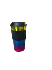 Mainstays 18 Oz. Rainbow Travel Tumbler W/Protective Sleeve & Lid ~ BRAND NEW