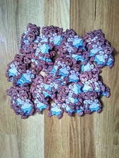 LOT OF 100 CUTE BEARS IRON ON PATCHES FREE SHIPPING