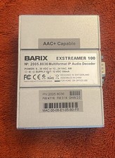 Barix EXSTREAMER 100 Network Audio Decoder 20...