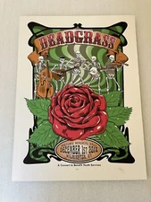 Dead Grass Benefit 2018 Vermont Bojo Poster Not Grateful Dead 