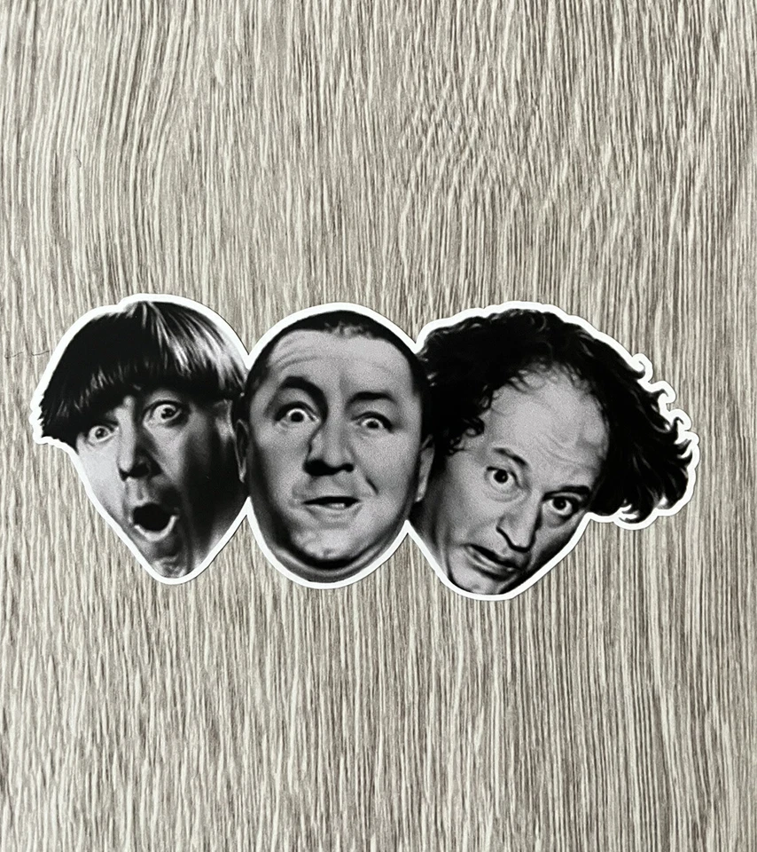 Three Stooges Sticker - Punk Rock Heavy Metal
