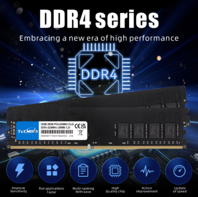TECMIYO 2x8gb (16gb) DDR4 3600 PC4 28800U 2RX8 Desktop Ram
