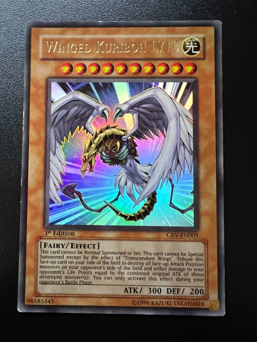Winged Kuriboh LV10 CRV-EN005 Ultra Rare 1st Edition Light Play+ Yugioh |  eBay