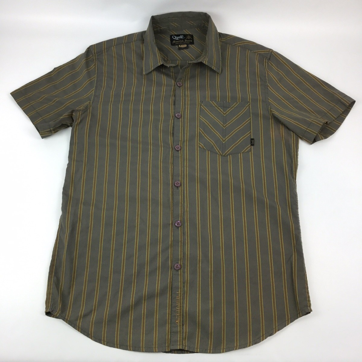 新品未使用　O'Neill SANTA CRUZ MLサイズ O'NEILL Maverick Series Men's Medium SS Button Front Shirt Santa