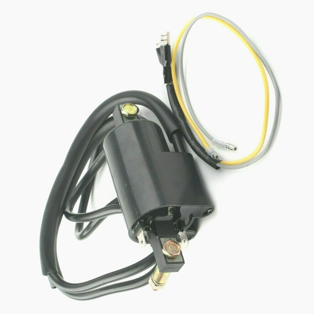 12V Dual Wire Ignition Coil Fit Honda Kawasaki Yamaha Suzuki CB KZ