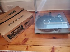 1970's Panasonic Technics Sl-23 Turntable With Original Box - Needs Belt/repair?