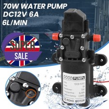 12V Water Pump 130PSI Self Priming Pump Diaphragm High Pressure Automatic Switch