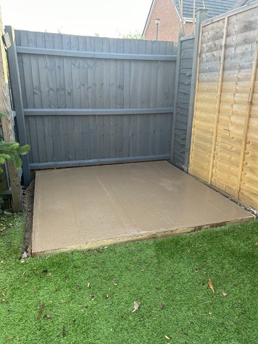 Concrete Shed Base with Installation - Picture 8 of 10