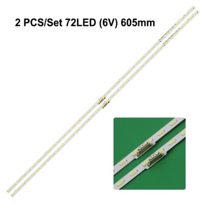 2 Stück LED-Streifen für UN50NU7400 UN50RU7100 UN50NU6900 UE50NU7400 UE50NU7020