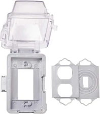 MM420C 1-Gang Nonmetallic Extra Duty Weatherproof In-Use Horizontal/Vertical ...