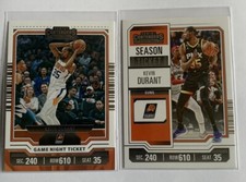 2023-24 Panini Contenders - Kevin Durant Season Ticket #87 & Game Night #18