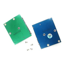 Mini PCI-e MSATA to 2.5''  SATA Adapter Converter Card Module Blue /Green NEW
