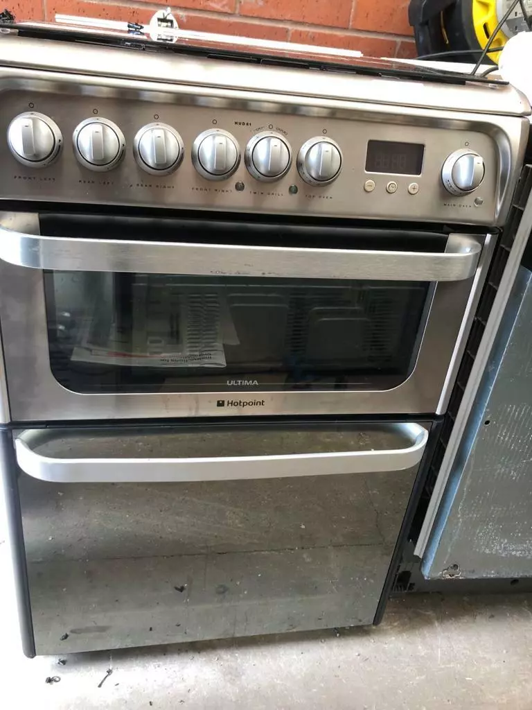 Hotpoint dual fuel range cooker sale