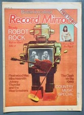 1977 UK MAGAZINE THE CLASH Punk HEARTBREAKERS ROBOT ROCK MARC BOLAN POSTER