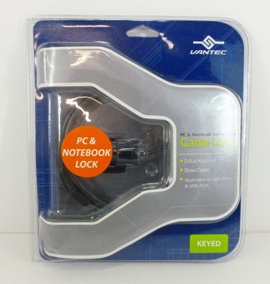 PC & Notebook Security Key Cable Lock