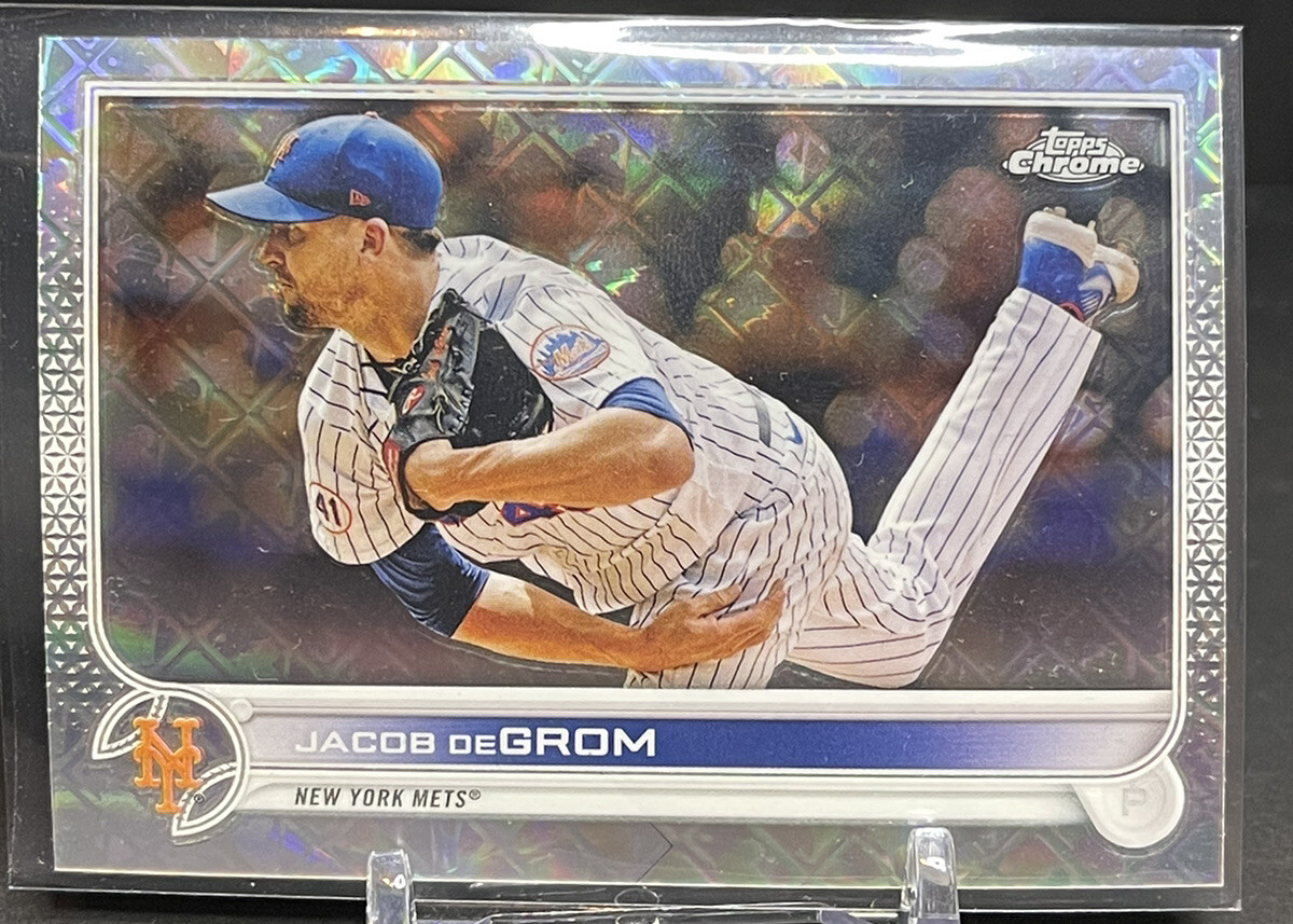 2022 Topps Chrome Logofractor Jacob Degrom  NY Mets
