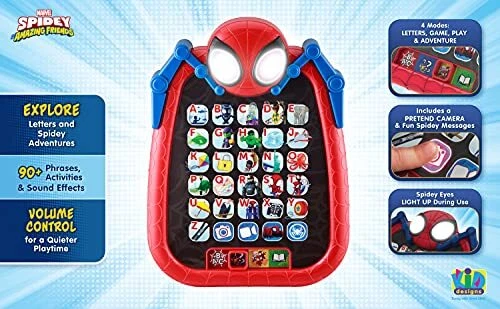 Spidey and His Amazing Friends Kids Tablet for Preschool, Tablet with Educati... - Image 4 of 4