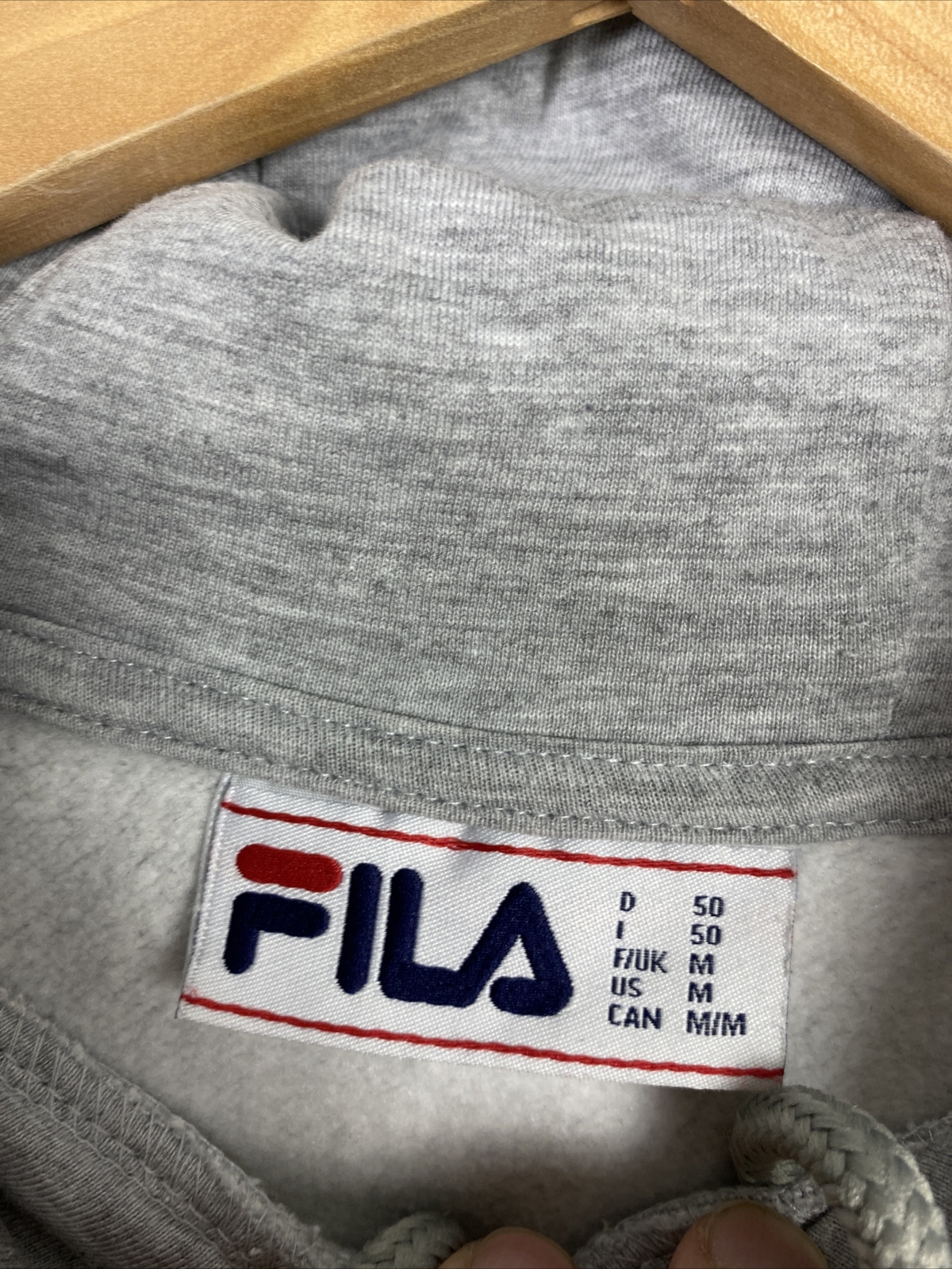 Felpa con cappuccio uomo FILA media sportiva casual pullover