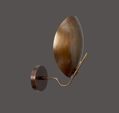 Wall Scone Handmade Vintage SCICSO Brass Wall Lamp Mid Century Brass Wall Ligh - Picture 6 of 7