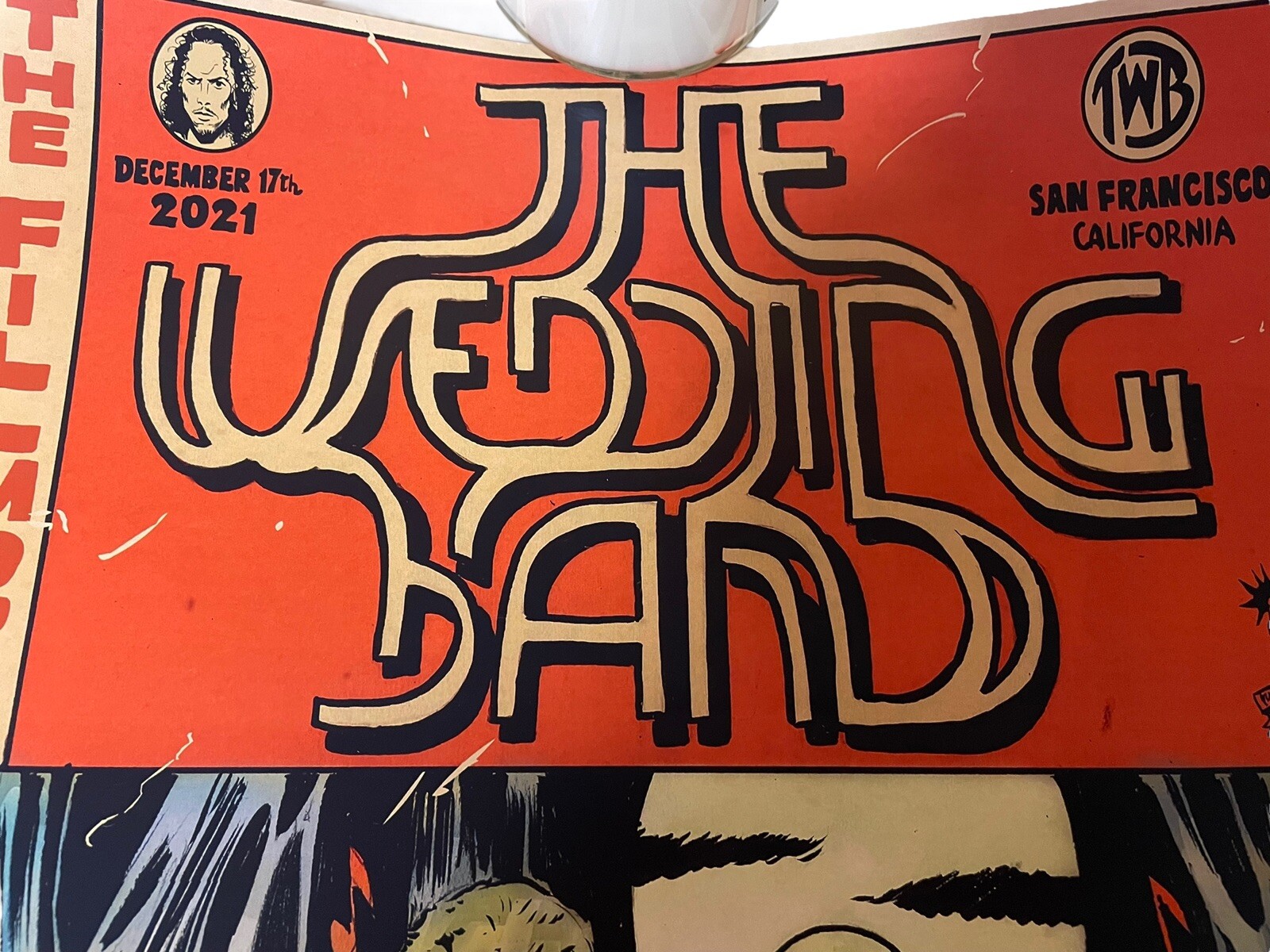 THE WEDDING BAND POSTER METALLICA 40th 2021 KIRK HAMMETT ROB TRUJILLO