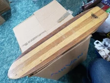 Vintage original 1960s Nash Laminated Skateboard *Rare*  Sidewalk Surfboard.