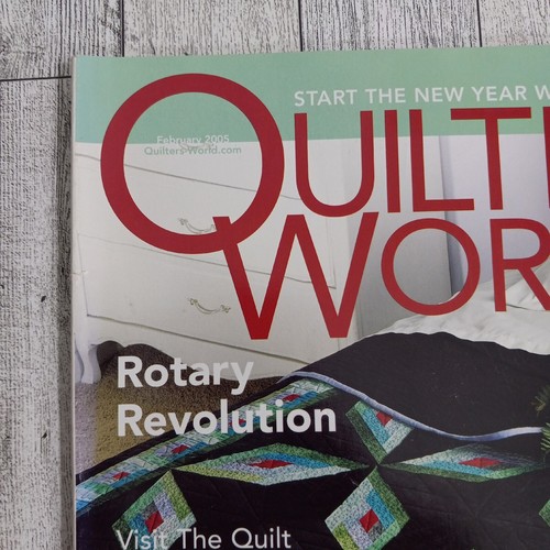 Quilters World February 2005 Quilting Sewing Back Issue Magazine - Picture 4 of 13