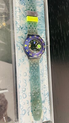 SWATCH UHR ''BERMUDA TRIANGLE'' SCUBA 200 (SDN106), NEU OVP