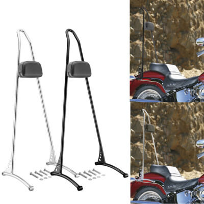 31'' Tall Backrest Sissy Bar For Harley Springer Softail Night Train Cross Bones