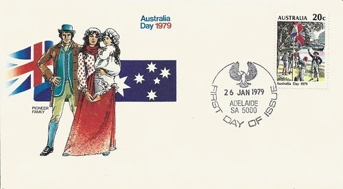 1979 Australia - Australia Day (Pioneers)  FDC - FDI Adelaide SA 5000 PMK