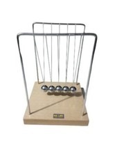Newton Cradle With 5 Balls And Black or wooden Strong Stand