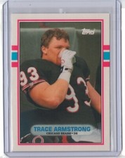 TRACE ARMSTRONG 1989 Topps Traded RC Rookie #61T Bears Gators DOLPHINS