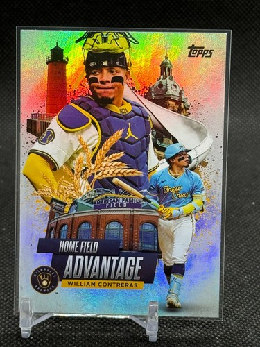 2025 Topps Series 2 HOME FIELD ADVANTAGE William Contreras #HA-30 - Brewers