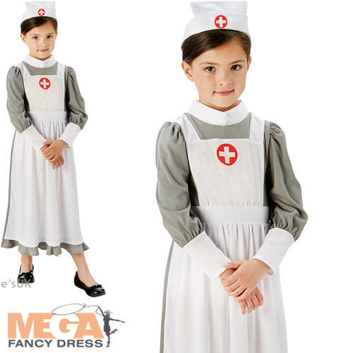 WW1 Nurse Girls Costume Hospital Uniform WW1 Nurse Girls Costume Hospital Uniform