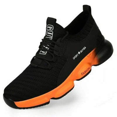 STEEL TOE CAP WORK SAFETY TRAINERS MENS WOMENS BOOT SHOES LIGHTWEIGHT - Image 1 of 4