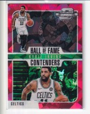 2018 Panini Contenders Optic Hall of Fame Prizms Red Cracked Ice Kyrie Irving #4