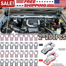 Battery Terminal Connector Top Post Positive Negative Heavy Duty Universal Lot