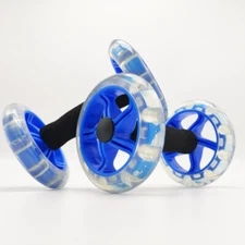 Core Wheels Dynamic Strength and Ab Trainer Roller, Set of 2 Blue 