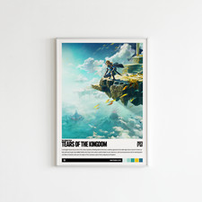 Legend of Zelda: Tears of the Kingdom (2023) Video Game Art Poster / Print