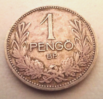 1926 Hungary Silver 1 Pengo