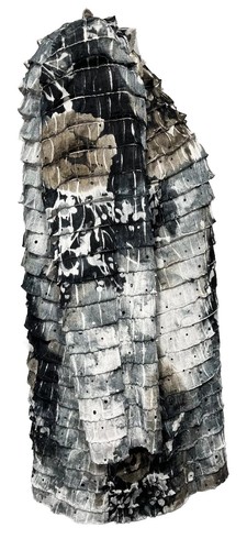 Elementz Top Women’s Size Medium Semi Sheer Ruffled Stretch Floral USA - Picture 6 of 11