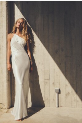 long asymmetric foil dress Women's White Elegant Birthday Evening Party Strapless Long Dress Summ   Mega Mart Center