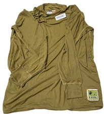 USMC ISSUE FROG XGO PECKHAM SILKWEIGHT SHIRT 2XLARGE CAYOTE FLAME RESISTANT NEW